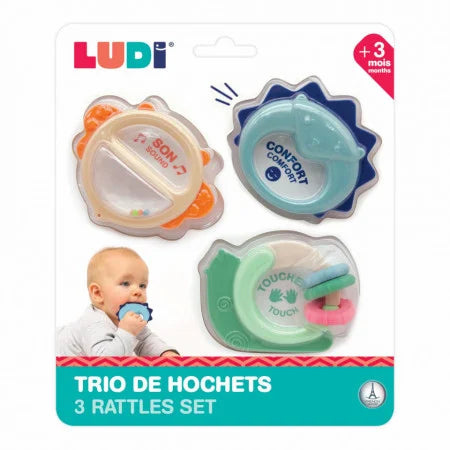 Ludi Jucarie set 3 zornaitoare 3m+
