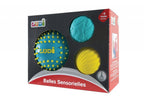 Ludi set 3 mingi senzoriale mici 6m+