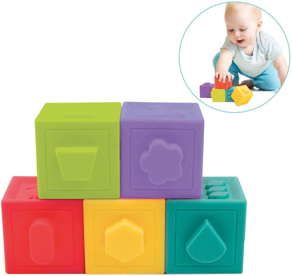 Ludi set 5 cuburi constructie 10m+