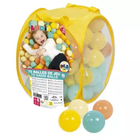 Ludi set 75 bile joaca multicolore 6m+ Imagine principală a produsului