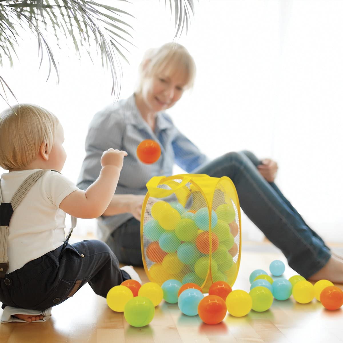 Ludi set 75 bile joaca multicolore 6m+