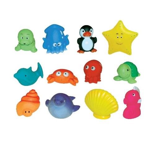 Ludi set jucarie de baie 12 piese 10m+ Animale marine