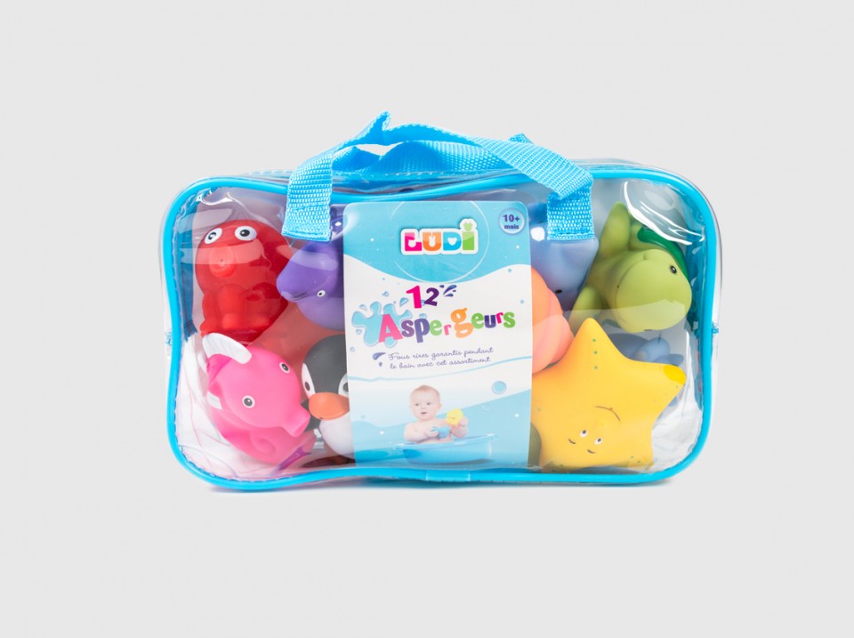 Ludi set jucarie de baie 12 piese 10m+ Animale marine