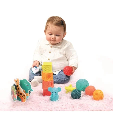 Ludi Set jucarii senzoriale Jungla 10m+