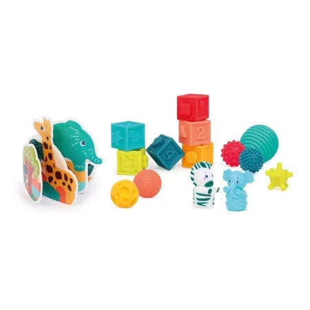 Ludi Set jucarii senzoriale Jungla 10m+