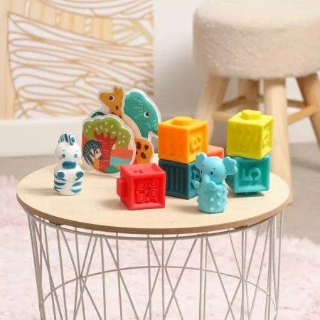Ludi Set jucarii senzoriale Jungla 10m+