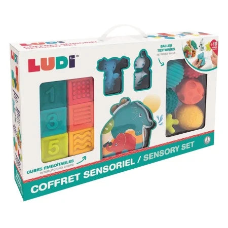 Ludi Set jucarii senzoriale Jungla 10m+