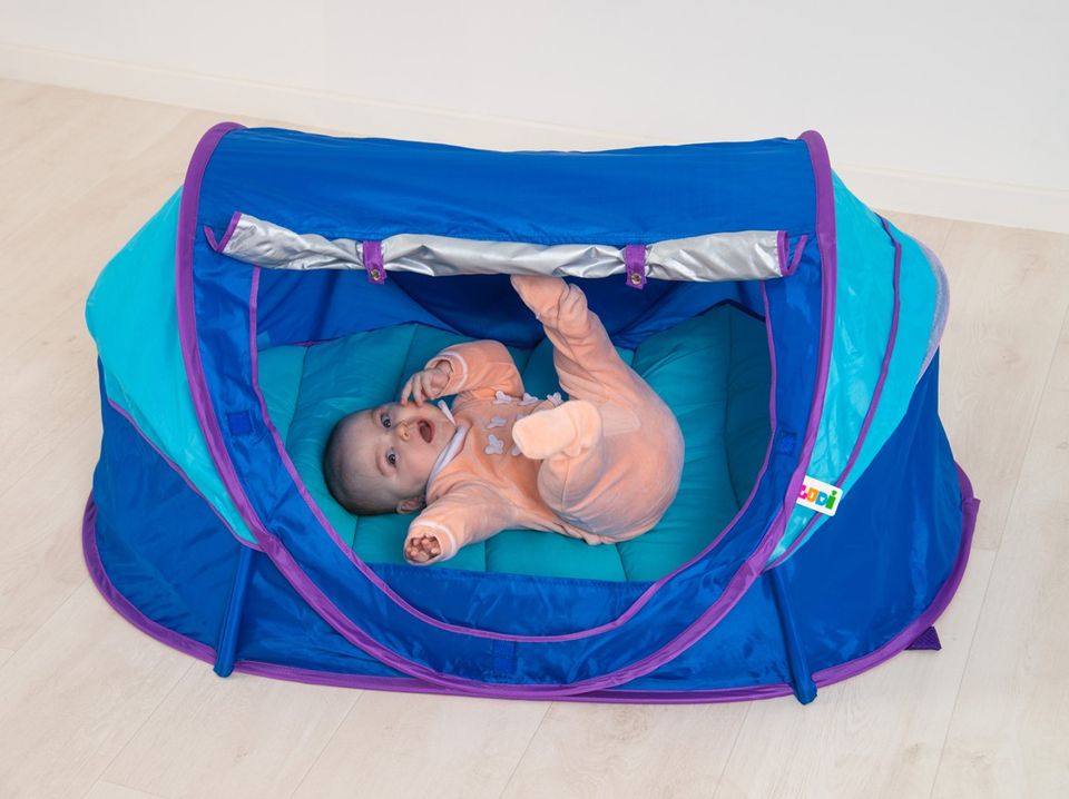 Ludi cort anti-UV50 pop-up de calatorie 0m+, Bleu LUD2301 01