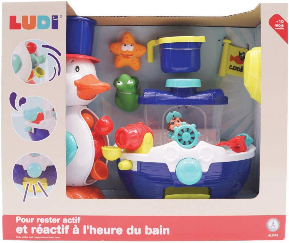 Ludi jucarie de baie cu 3 activitati 10m+
