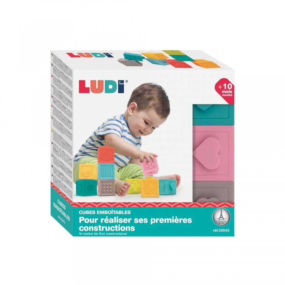 Ludi set 9 cuburi Primul joc de construit 10m+ LUD300430 4