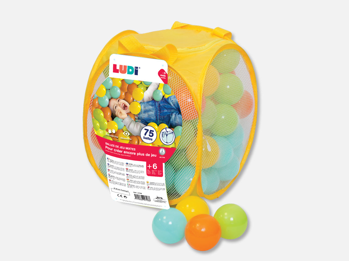 Ludi set bile de joaca colorate 6m+, Mixt  LUD2798 01