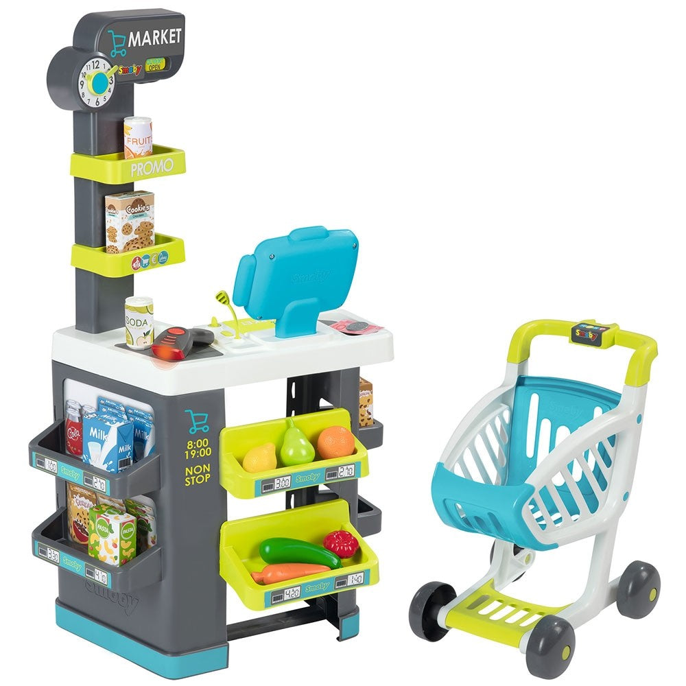 Smoby Magazin pentru copii Smoby Market 3 ani+ 