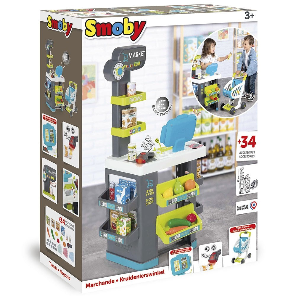 Smoby Magazin pentru copii Smoby Market 3 ani+ 