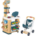 Smoby magazin pentru copii Market cu 34 accesorii 3 ani+