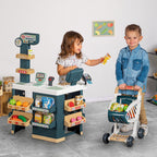 Smoby magazin pentru copii Super Market cu 42 accesorii 3 ani+