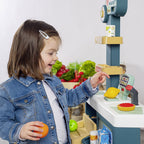 Smoby magazin pentru copii Super Market cu 42 accesorii 3 ani+