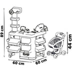 Smoby magazin pentru copii Super Market cu 42 accesorii 3 ani+