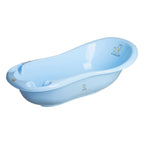 Maltex Baby cadita pentru baie Zebra 100 cm, Albastru