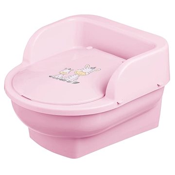 Maltex Baby olita tip toaleta 12m+, Zebra roz Imagine principală a produsului