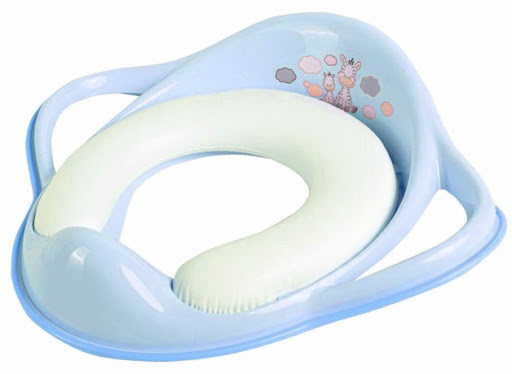 Maltex Baby reductor toaleta moale 12m+, Zebra albastru 