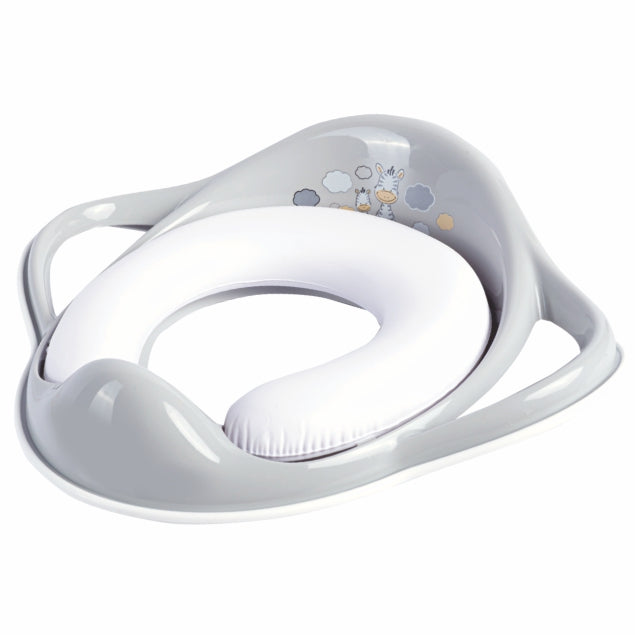 Maltex Baby reductor toaleta moale 12m+, Zebra gri ML-9090 