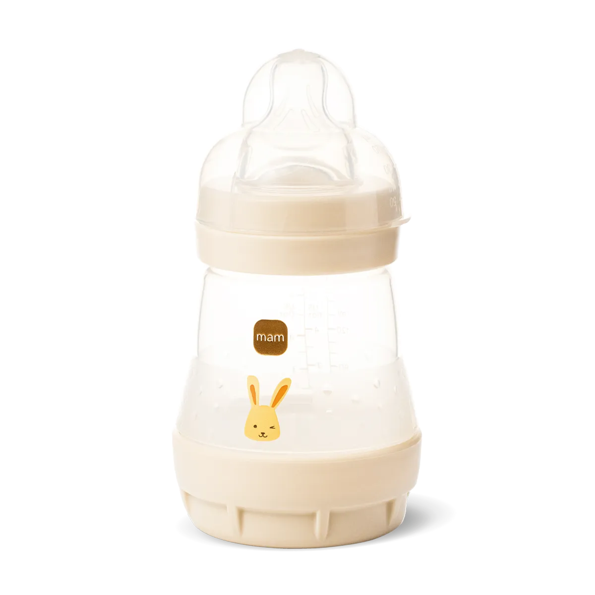 MAM biberon anti-colic 160 ml  0m+ Iepuras bej