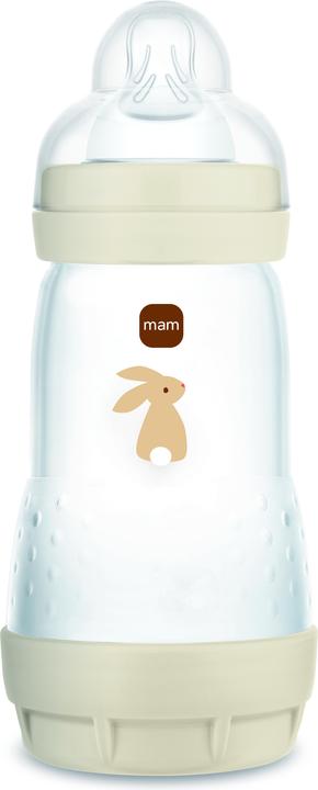 MAM biberon anti-colic 260 ml  2m+ Crem cu iepuras