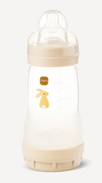 MAM biberon anti-colic 260 ml  2m+ Crem cu iepuras