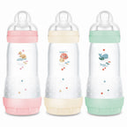 MAM biberon Anti-colic 320 ml cu tetina silicon 3 cu flux rapid 4m+ 1 buc