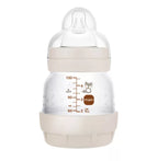 MAM biberon anti-colic Start 130 ml+suzeta 0m+ Bej cu raton