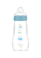MAM biberon sticla 260 ml Feel Good tetina silicon flux mediu 2m+