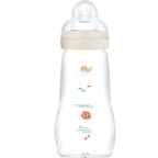 MAM biberon sticla 260 ml Feel Good tetina silicon flux mediu 2m+