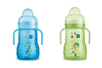 MAM biberon tranzitie Trainer+ cu cioc si maner 4m+, 220 ml