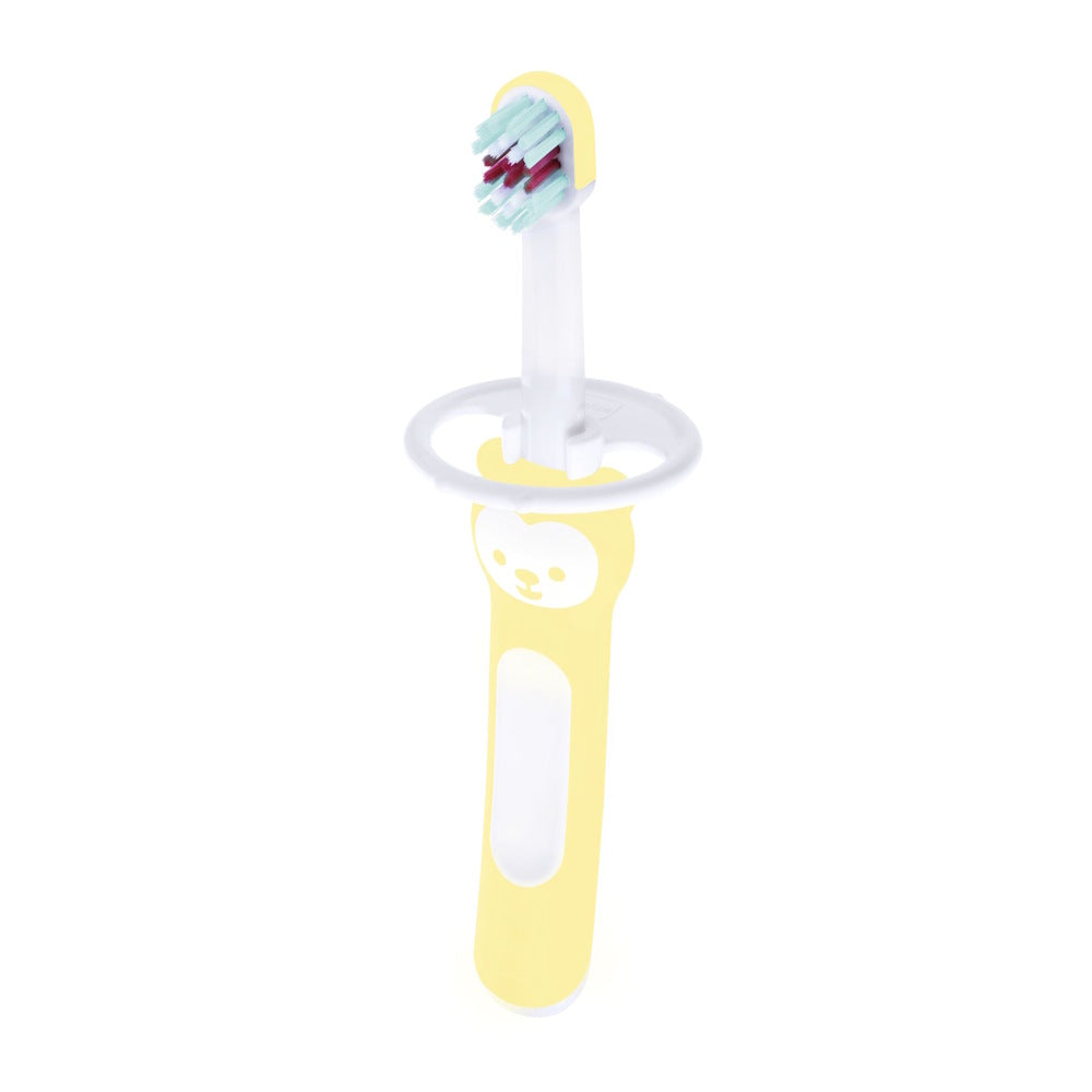 Mam periuta de dinti Baby's Brush 6m+ Unisex Galben
