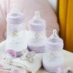 MAM set cadou incepator 5 piese Welcome to the World 0m+ Mov animale