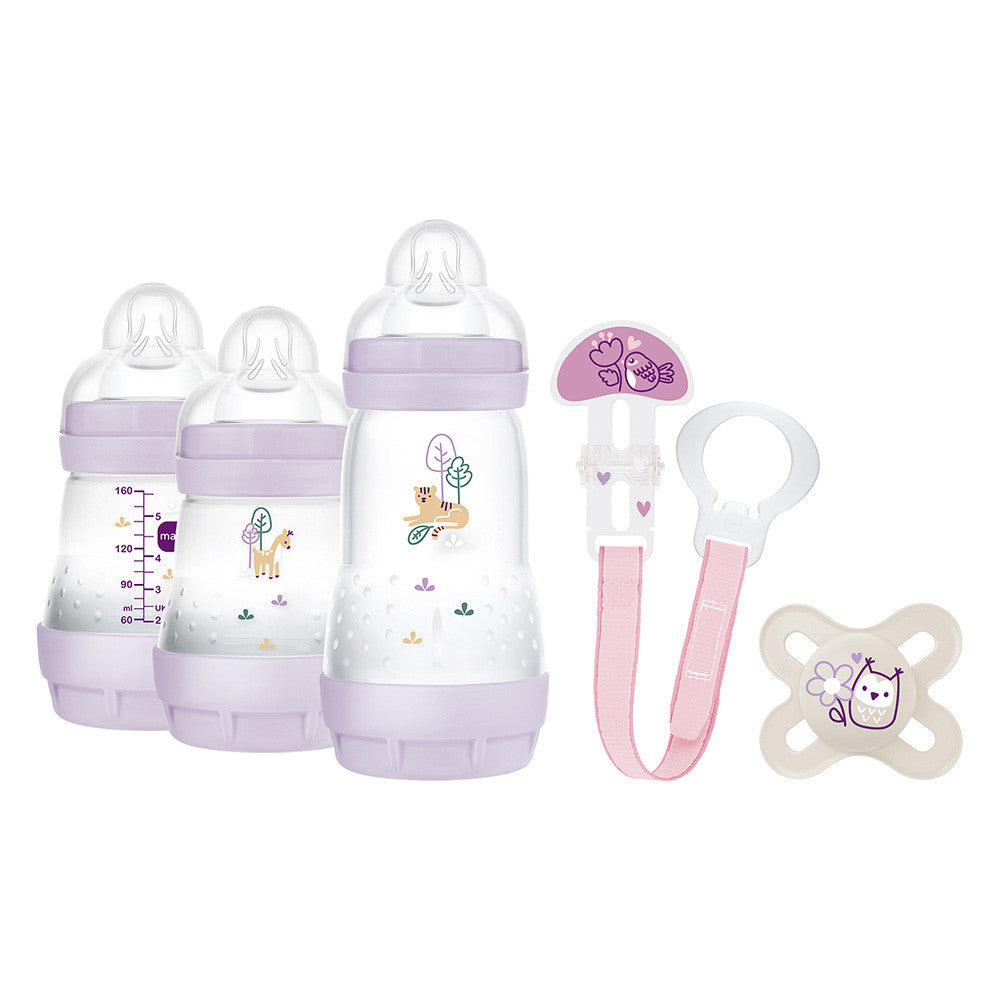 MAM set cadou incepator 5 piese Welcome to the World 0m+ Mov animale