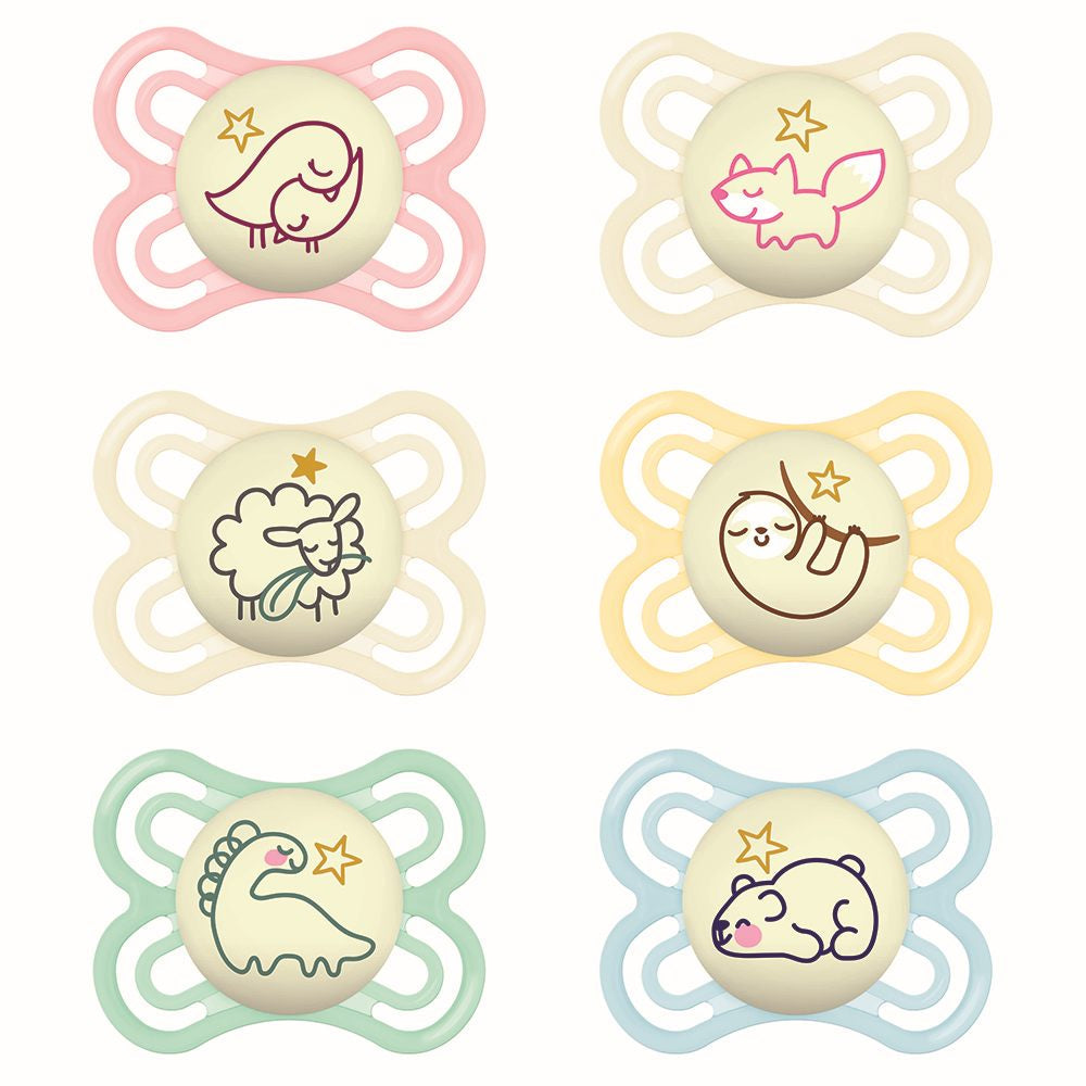 MAM suzeta silicon fluorescenta Perfect Night 2-6 luni 1 buc Imagine principală a produsului