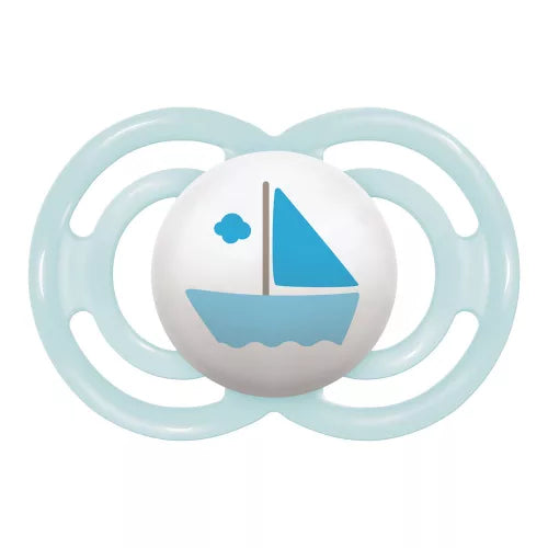 Mam suzeta silicon Perfect 16m+ 1 buc Water world