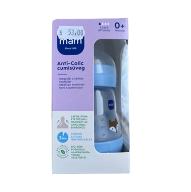 MAM biberon anti-colic 160 ml  0m+ Albastru Imagine principală a produsului