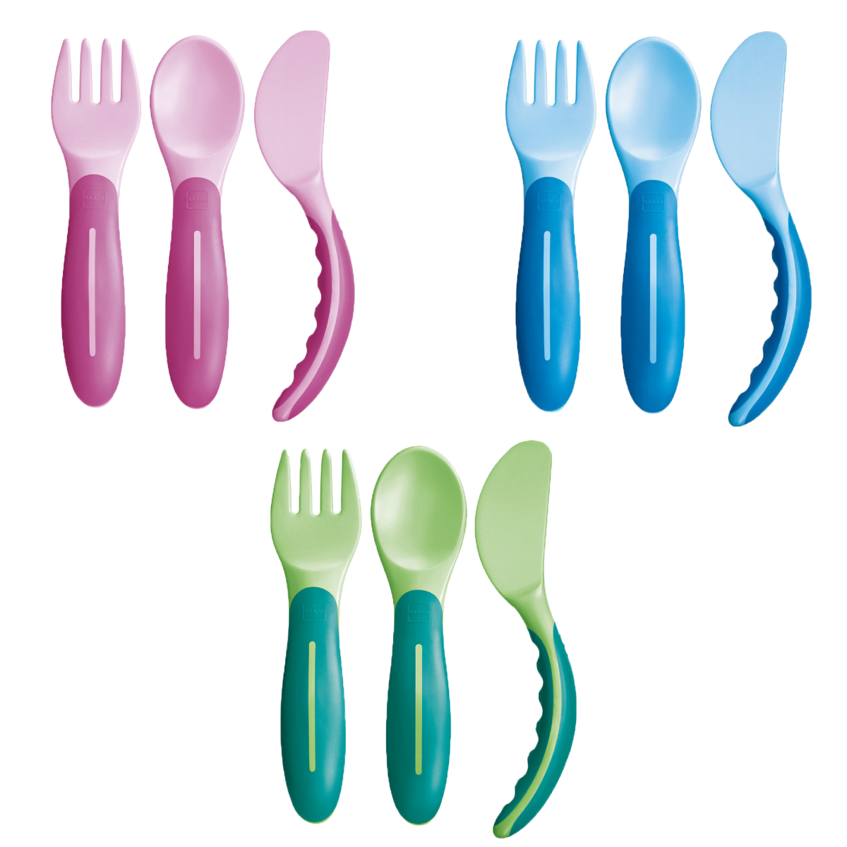 MAM Set tacamuri pentru copii 3 piese 6m+ 01