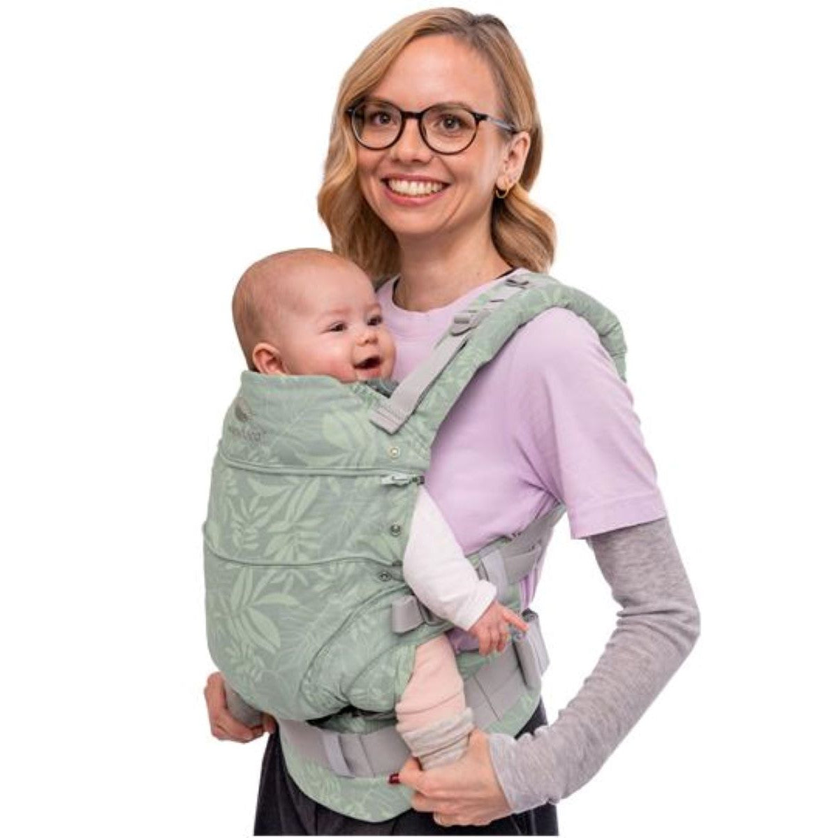 Manduca marsupiu ergonomic FIRST Pure Cotton 3.5-20 kg Botanic Green