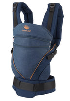 Manduca XT marsupiu ergonomic din bumbac organic 3.5-20 kg Denimblue-toffee