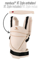 Manduca XT marsupiu ergonomic din bumbac organic 3.5-20 kg Denimpowder-toffee