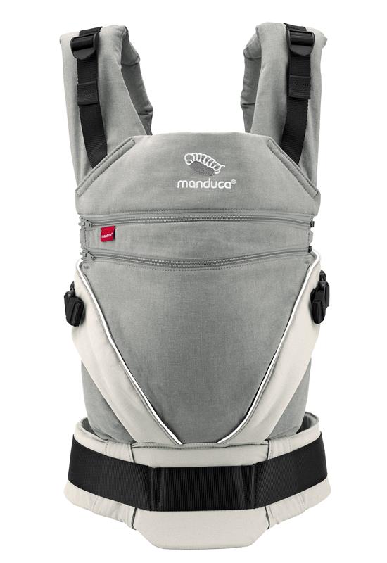 Manduca XT marsupiu ergonomic din bumbac organic 3.5-20 kg Grey-white