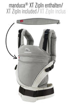 Manduca XT marsupiu ergonomic din bumbac organic 3.5-20 kg Grey-white