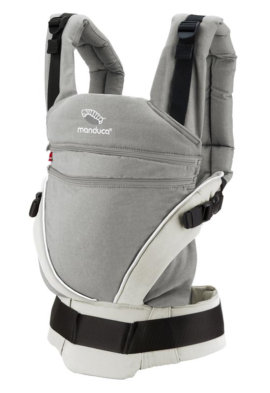 Manduca XT marsupiu ergonomic din bumbac organic 3.5-20 kg Grey-white