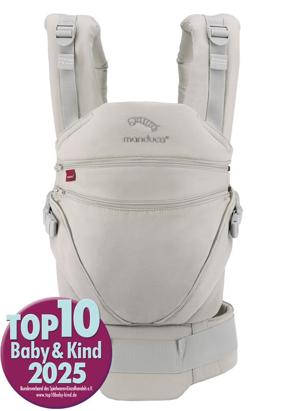 Manduca XT marsupiu ergonomic din bumbac organic 3.5-20 kg Monochrome Cloud