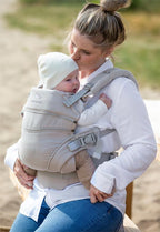 Manduca XT marsupiu ergonomic din bumbac organic 3.5-20 kg Monochrome Cloud