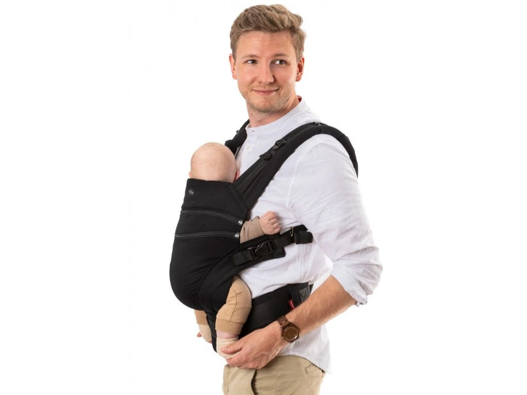 Manduca XT marsupiu ergonomic din bumbac organic 3.5-20 kg Obsidian