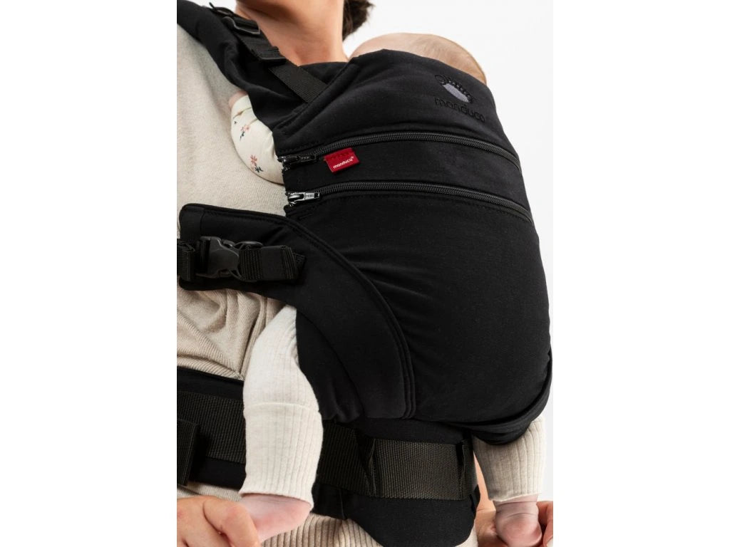 Manduca XT marsupiu ergonomic din bumbac organic 3.5-20 kg Obsidian